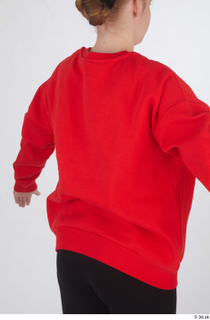 Selin dressed red hoodie sports upper body 0006.jpg